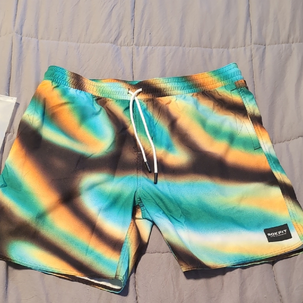Rokfit Multicolor Swim Shorts